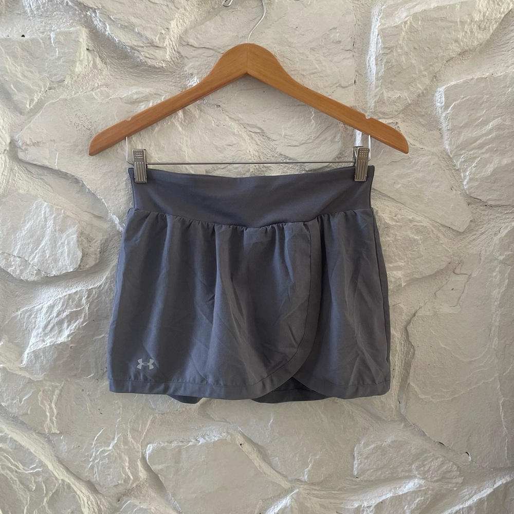 Under Armour Heatgear Gray Tulip Hem Milage Skirt Small